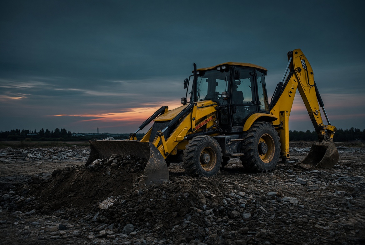 Închiriere buldoexcavator
